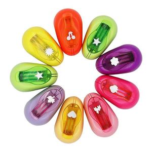 Custom Mini Craft Paper Hole Puncher Single Hole Cutter Tool for Kids DIY Handcraft Labor-Saving