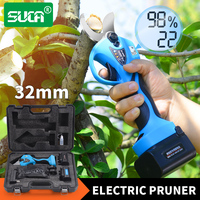 Sécateur électrique de jardin en métal 16,8 V, batterie 2AH/4AH, sans fil, cisailles de taille avec écran pour ébrancheur