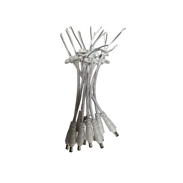 QUANWEI 12V 2 Core DC Plug Cable Signal Connection Electronic Cable PVC Sheathed LED Cable