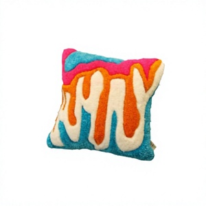 Handmade Indian Cotton Luxury Woven Tufted <b>Sofa</b> Cushion <b>Cover</b> Household Pillow Cases Eco-Friendly Custom OEM Wholesale - Product Image 1