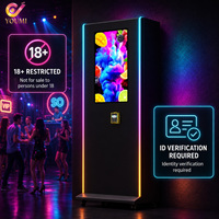 Máquina Expendedora Inteligente Mini con Múltiples Métodos de Pago, Verificación de Edad y Lector de Tarjetas para Discotecas, Cigarrillos, ZYN, SNUS, Bolsitas de Nicotina