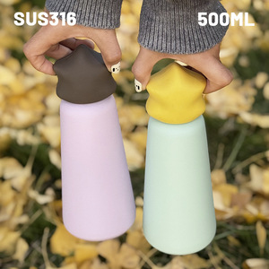 Taza de Café de 500 ml, Acero Inoxidable 316, Aislada, Superventas, Diseño Creativo con Estrellas, Botella de Agua Deportiva Portátil para Estudiantes <span class=keywords><strong>y</strong></span> Niños - Product Image 2