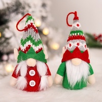 Ourwarm Mr et Mme Gnomes de Noël pour Fêtes, Cadeaux, Ornements de Poupées Sans Visage, Jouets en Peluche, LED, Tissu Imperméable, Utilisation Intérieure