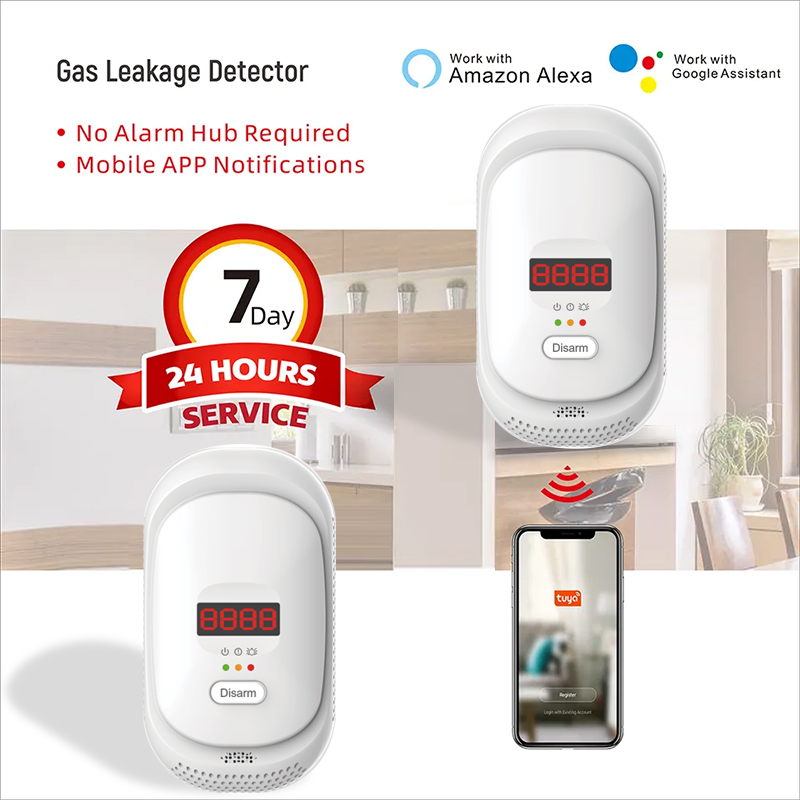 New Developed Wireless Alarm System Indoor RF433mhz Home Alarm Combustible Gas Detector · image 3