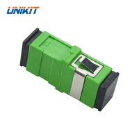 Adaptador de acoplador óptico FTTH SC/APC SM Simplex, sin brida para conector rápido SC, adaptador de fibra óptica sin brida, superventas