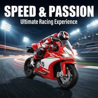 Meilleure Vente : Moto à Inertie de Simulation pour Garçon, Jouet Amusant avec Lumières Colorées et Mélodies