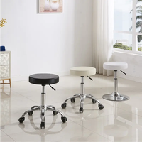Chaise de bureau moderne réglable en hauteur avec roulettes, tabouret pivotant confortable pour salle à manger et bureau