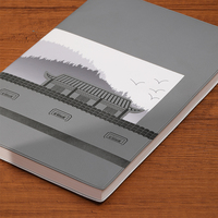 Vente en gros A5 Papeterie pour étudiant Mignon cahier portable Couverture en cuir souple Couture créative Couverture rigide Manuscrits souples