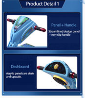 Nouveau modèle de jeu d'arcade de course de bateaux de surf pour enfants, simulateur de mouvement à monnayeur, 1 an, 110/220V, approvisionnement direct usine en gros