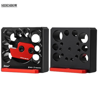 Outil auxiliaire pour la fabrication de chevilles, métrique, 8 trous, réglable, pour le travail du bois, mini perceuse électrique pratique, gabarit de fabrication de chevilles