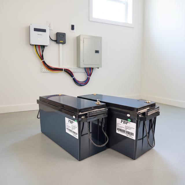 Parallelable 12V 100Ah LiFePO4 Lithium Ion Battery Pack with Smart BMS 6000-Cycle Life for Energy Storage System