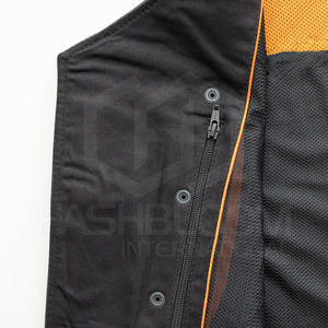 Custom <b>Embroidered</b> Real Leather Men's <b>Waistcoat</b> Breathable Winter Casual Outer Wear High Quality Vest for Clubs Export - Product Image 5