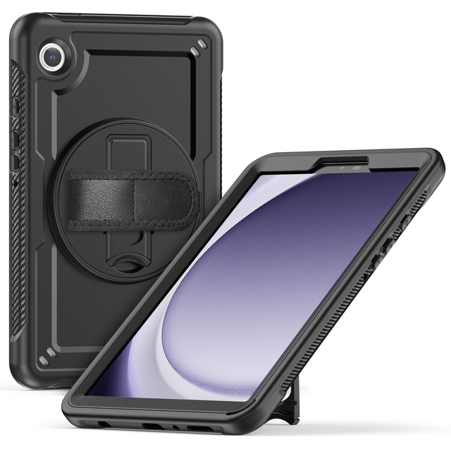 Heavy-Duty Kickstand Protective Case for Samsung for Galaxy Tab A9/A9 Plus 11-Inch Rugged Tablet Cover Shockproof Plastic