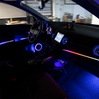KYNCHO Lumière ambiante universelle pour voiture 22 en 1 K4 LED, 64 couleurs, 12V, lampe décorative pour voiture, éclairage intérieur automobile, contrôlée par application