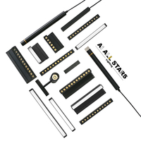 Rail lumineux magnétique en aluminium LED ultra-fin 5 mm Ai All Stars pour salon, grille de rail mince à montage en surface, éclairage encastré