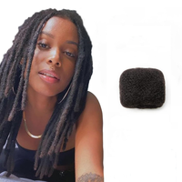 Extensions de cheveux humains afro crépus en vrac de 12 pouces, 50g, 100% cheveux humains, pour dreadlocks, cheveux humains afro crépus en vrac pour locs