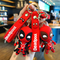 Neuer Spider-Man und Silikon-Figur-Schlüsselanhänger, Auto-Anhänger, Rucksack-Accessoire, kleines Geschenk, Schlüsselanhänger Großhandel
