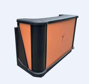 شريط بلاستيكي تجاري متعدد الوظائف محمول بسهولة مع أربع عجلات لمطعم Stallage بار تقديم الطعام والخدمات - Product Image 3