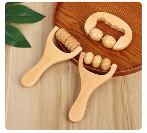 Meilleur vendeur en <span class=keywords><strong>cuir</strong></span> en bois fronde dent Portable ménage dragage méridien masseur pour outil de Massage du corps - Product Image 4