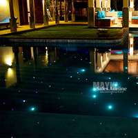 Éclairage de piscine à fibre optique étanche 150W RGBW Led Source de lumière de piscine à fibre optique
