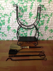 Kit d'outils de <span class=keywords><strong>cheminée</strong></span> de ferme, 5 pièces, écran de <span class=keywords><strong>cheminée</strong></span> noir, outils <span class=keywords><strong>pour</strong></span> <span class=keywords><strong>foyer</strong></span> - Product Image 3