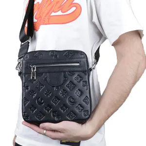 sac tendance 2024 mens bag Wholesale Black High Quality Men's Bag Premium Style Crossbody Wallet Men's Shoulder Crossbody Bag