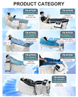 Professionelle 3-in-1 Pressotherapie Lymphdrainage Luftdruck Ganzkörper Infrarot Pressotherapie