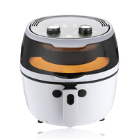 Friteuse à air numérique ronde de 5,5 L avec construction en aluminium, contrôlée par application, pour usage domestique