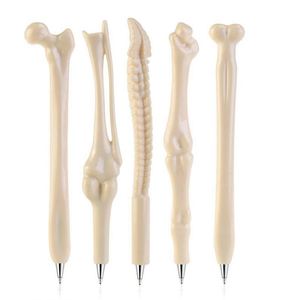 Stylo bille en plastique 1,0 mm avec logo personnalisé pour étudiants et professionnels de la santé, design unique en forme d'os - Product Image 1