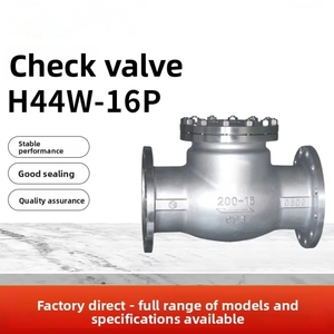 Valvola di ritegno a battente in acciaio inossidabile H44W 16P per sistemi di trattamento acqua - Product Image 2
