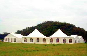 Tonnelle Pagode 5x5m pour Événements et Fêtes en Extérieur, Structure en Aluminium, Fabrication Chinoise, Disponible à la Location - Product Image 6