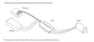 50A ESC <span class=keywords><strong>2</strong></span> 4S ตัวควบคุมความเร็วอิเล็กทรอนิกส์แบบไม่มีแปรง 5V 3A BEC XT60 ปลั๊กหัวกระสุนขนาด <span class=keywords><strong>3</strong></span>.5 มม.สำหรับเครื่องบินโดรนอาร์ซี - Product Image 6