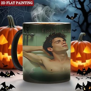 Frosted Black <b>Ceramic</b> Mug 11oz Heat Activated Daily <b>Cup</b> - Product Image 6