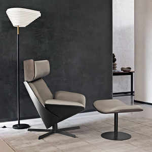 2022 New Fiber Glass Frame Stainless Base Strong Stable Reclining <strong>Chair</strong> Casual Home Furniture Leisure <strong>Chair</strong> - Product Image 4