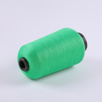 Fil élastique en polyester DTY 75/36 75D/2 de haute qualité, teint en masse, couleurs personnalisées, pour le tissage et le tricotage de chaussettes
