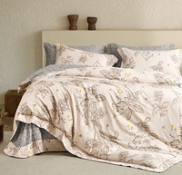 Tissu de drap de lit imprimé en sergé 100% coton de qualité supérieure, 40S 60S, impression pigmentée sur coton personnalisée, largeur 250 cm