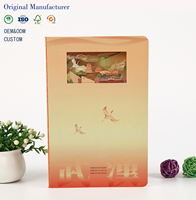 Carnet commémoratif personnalisé A5 de haute qualité 2026, créatif, en tissu creux/stéréoscopique 3D, avec couverture en PP, pour la promotion des écoles et des villes