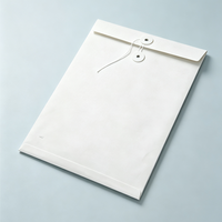 Carpeta de Archivo de Papel Kraft Blanco al por Mayor y Bolsas para Documentos con Logotipo Personalizado, Tamaño A4, Bolsas de Archivo
