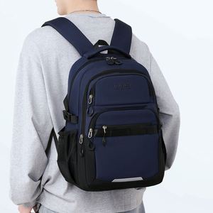 <b>Large</b> Capacity Men Laptop <b>Backpack</b> Water Resistant Business Travel Rucksack <b>School</b> <b>Backpack</b> with Chest Strap and Luggage Strap - Product Image 6
