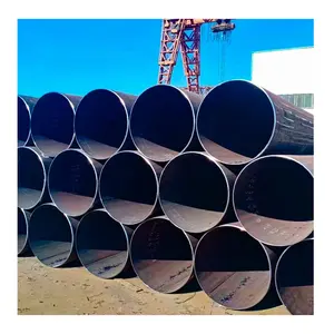 Ss304 42 Inch 700mm Diameter 6mm 4130 Cold Draw Seamless Black Aluminum Steel Pipe