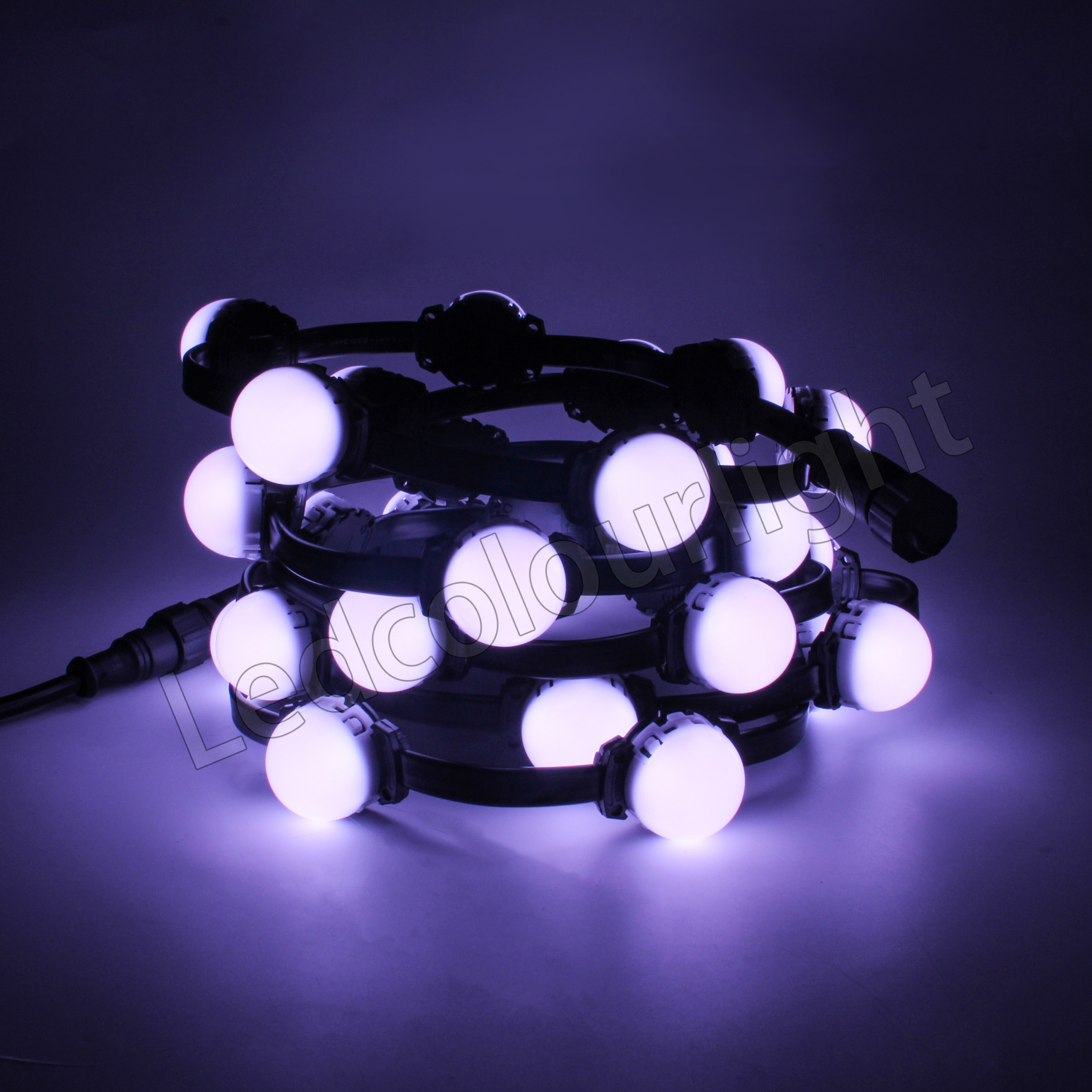 30mm DMX Outdoor Waterproof Milky Point String Light for Festival LED Pixel Light Landscape Decoration Dot Lights