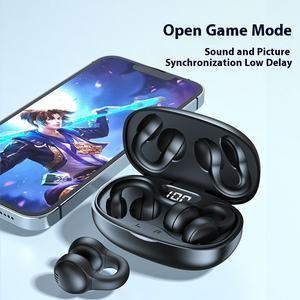 Headphone Konduksi Tulang Nirkabel X58 TWS BT 5.3 Earphone Tahan Air Earbud Olahraga Model Anting Pengait Telinga Dengan Mikrofon Headset - Product Image 4