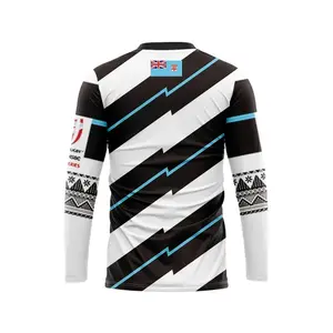 Camisa de rugby australiana para homens, camisa de poliéster com nome personalizado, Spandex Nrl de sublimação para Sydney Roosters