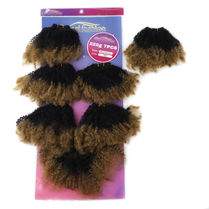 Cheveux synthétiques résistants à <span class=keywords><strong>la</strong></span> chaleur mélangés à des cheveux humains de haute qualité Orientfashion pour femmes - Product Image 1