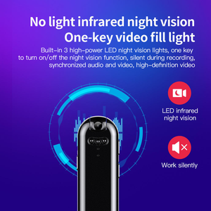 Grabadora de Voz y Video HD 1080P con Visión Nocturna 180°, Venta al Por Mayor de Fábrica °   Grabadora Digital Portátil de Gran Angular con Cámara Giratoria - Product Image 6