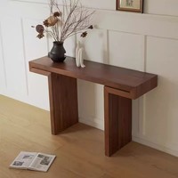 Table console multifonctionnelle en bois massif de noyer noir d'Amérique du Nord, style minimaliste italien, meubles pour la maison, entrée, couloir