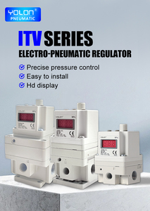 Válvula proporcional eléctrica tipo SMC <span class=keywords><strong>ITV</strong></span> para maquinaria de aire/gas Pantalla digital de alta definición Regulación de presión precisa - Product Image 2