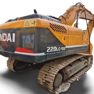La haute performance a utilisé la vente diesel moyenne d'excavatrice de chenille de HYUNDAI 220LC-9 prix concurrentiel comportant le PLC d'incidence de pompe à moteur - Product Image 1