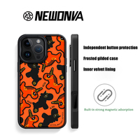 IFacemall Unicorn TPU Luxe Telefoonhoesje voor 16/17 Pro Max Verborgen 38 N52 Magnetische Ring Draadloos Oplaadhoesje