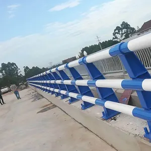 Freeway Factory Directly Sale Galvanized Bridge Road Parapet Handrail Stainless Steel Freeway Handrail Guard Rail